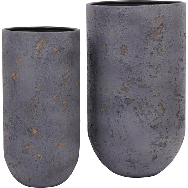 Volcano Set of Two Planters by Libra, image 2