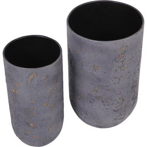 Volcano Set of Two Planters by Libra, image 3