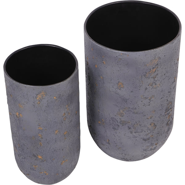 Volcano Set of Two Planters by Libra, image 3