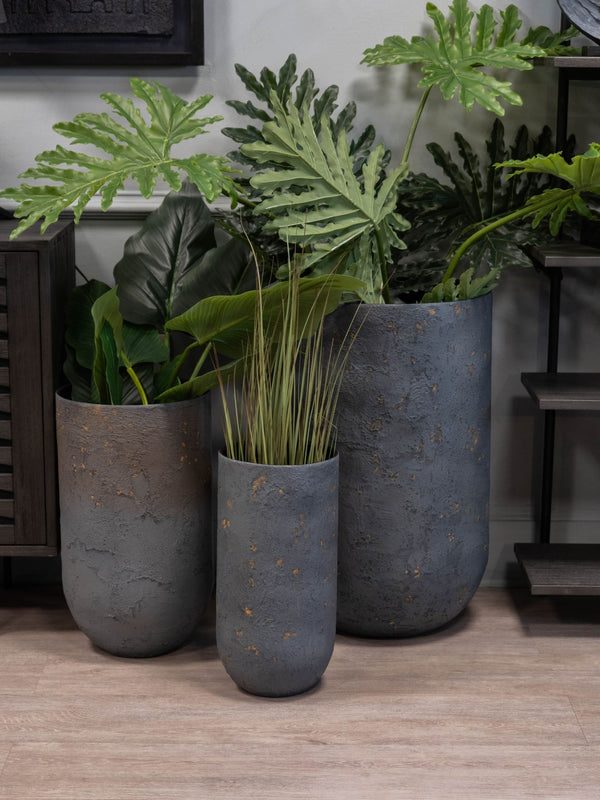 Volcano Set of Three Planters by Libra, image 6