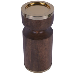 Amalfi Wooden Pillar Holder 23cm by Libra, image 2