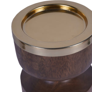 Amalfi Wooden Pillar Holder 23cm by Libra, image 3