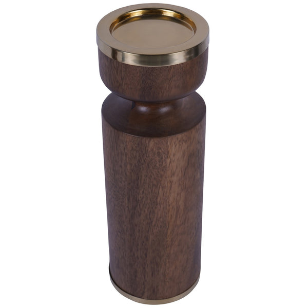 Amalfi Wooden Pillar Holder 31cm by Libra, image 2