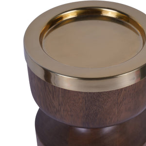 Amalfi Wooden Pillar Holder 31cm by Libra, image 3