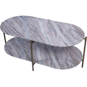 Toronto Marble Top and Base Coffee Table by Libra, image 2