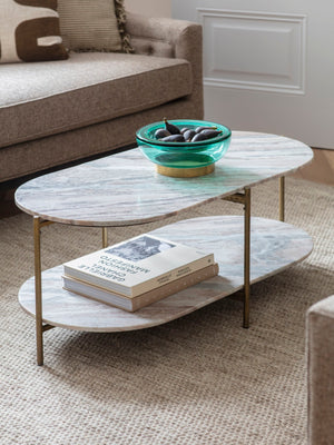 Toronto Marble Top and Base Coffee Table by Libra, image 6