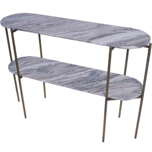 Toronto Marble Top and Base Console Table by Libra, image 2