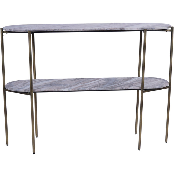 Toronto Marble Top and Base Console Table by Libra, image 3