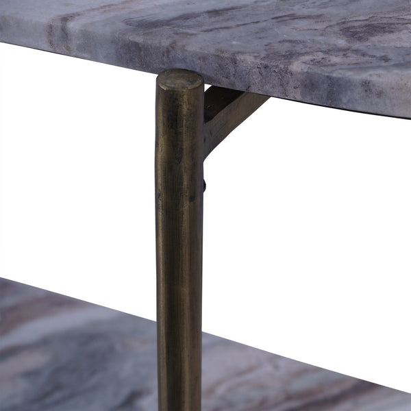 Toronto Marble Top and Base Console Table by Libra, image 5