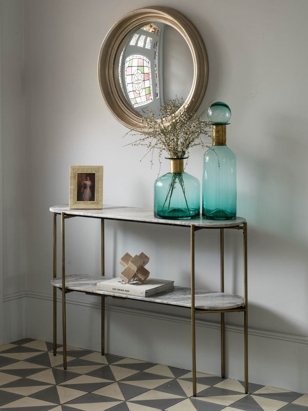 Toronto Marble Top and Base Console Table by Libra, image 6