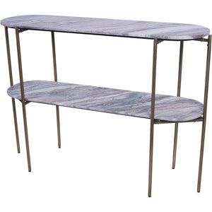 Toronto Marble Top and Base Console Table by Libra