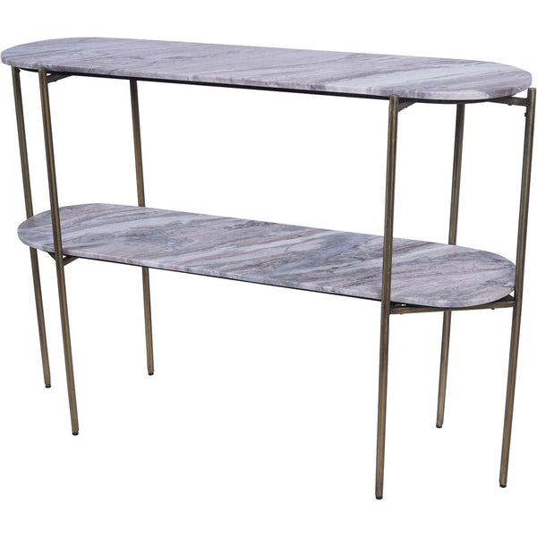Toronto Marble Top and Base Console Table by Libra