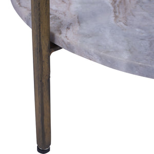 Toronto Marble Top and Base Side Table by Libra, image 5
