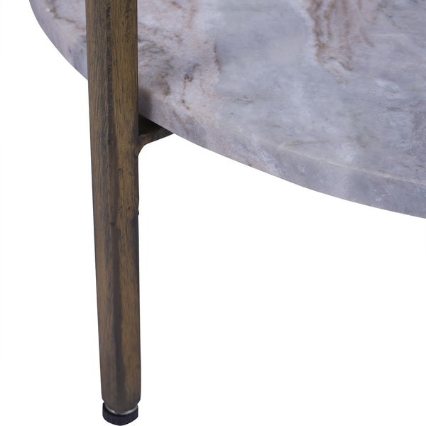 Toronto Marble Top and Base Side Table by Libra, image 5