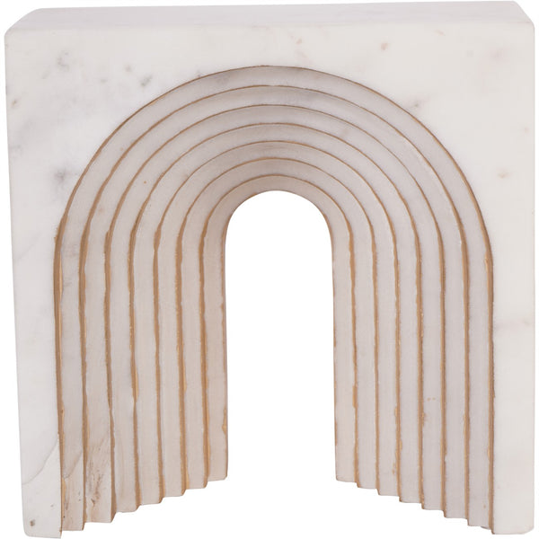 Genoa White Marble Decorative Sculpture by Libra, image 2