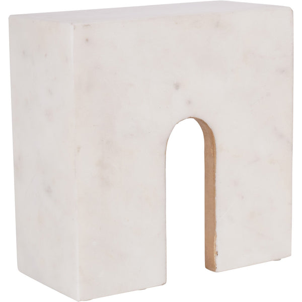 Genoa White Marble Decorative Sculpture by Libra, image 3