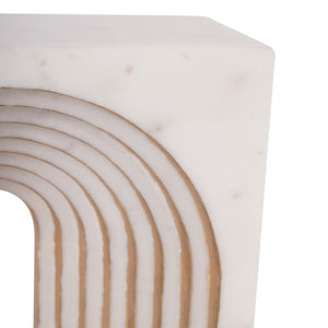 Genoa White Marble Decorative Sculpture by Libra, image 5
