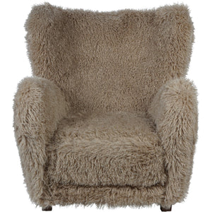 Wallace Faux Sheepskin Armchair by Libra, image 2