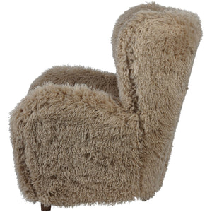 Wallace Faux Sheepskin Armchair by Libra, image 3