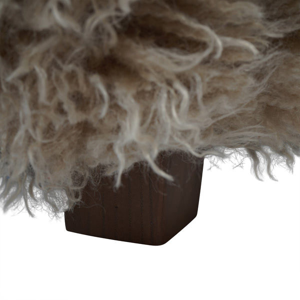 Wallace Faux Sheepskin Armchair by Libra, image 5