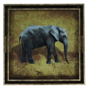Elephant Decorative Set of 2 Nesting Trays by Libra, image 2
