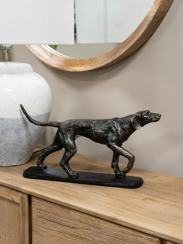 Hunter Dog Sculpture by Libra, image 6