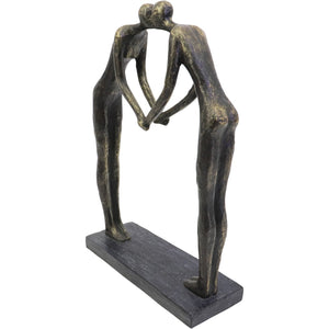 Lovers Heart Sculpture by Libra, image 2