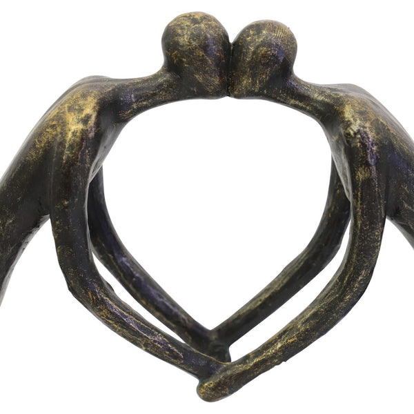 Lovers Heart Sculpture by Libra, image 3