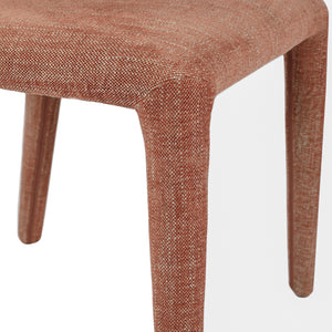 Milo Pair of Upholstered Dining Chairs in Brown by Libra, image 6