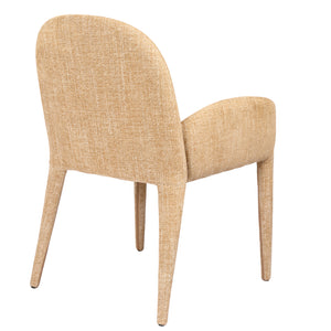 Eska Carver Upholstered Dining Chair in Wheat by Libra, image 4