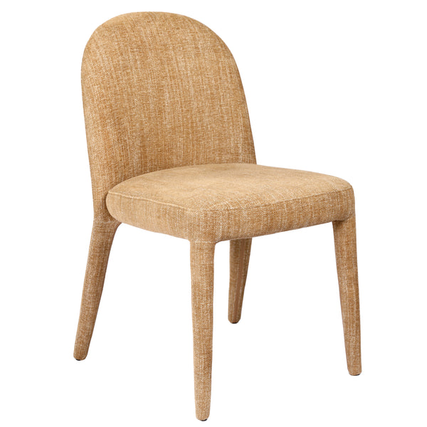 Eska Pair of Upholstered Dining Chairs in Wheat by Libra, image 3