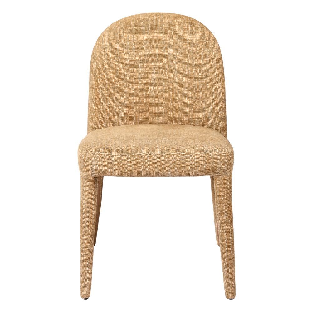 Eska Pair of Upholstered Dining Chairs in Wheat by Libra