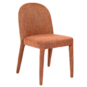 Eska Pair of Upholstered Dining Chairs in Brown by Libra, image 3