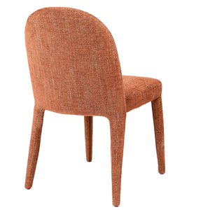 Eska Pair of Upholstered Dining Chairs in Brown by Libra, image 4