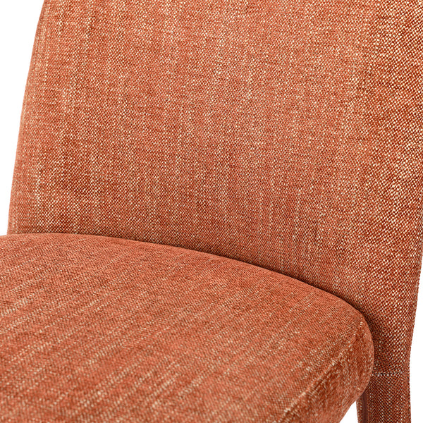 Eska Pair of Upholstered Dining Chairs in Brown by Libra, image 5