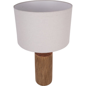 Hastings Textured Ceramic Table Lamp with Shade by Libra, image 2