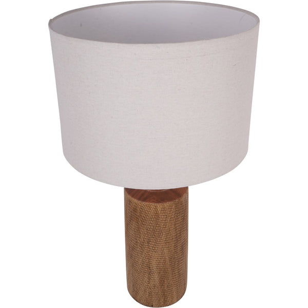 Hastings Textured Ceramic Table Lamp with Shade by Libra, image 2