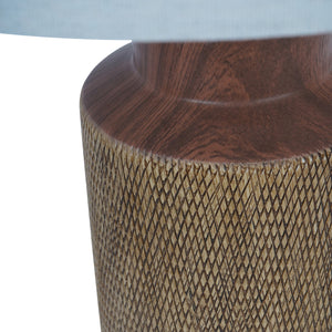 Hastings Textured Ceramic Table Lamp with Shade by Libra, image 5