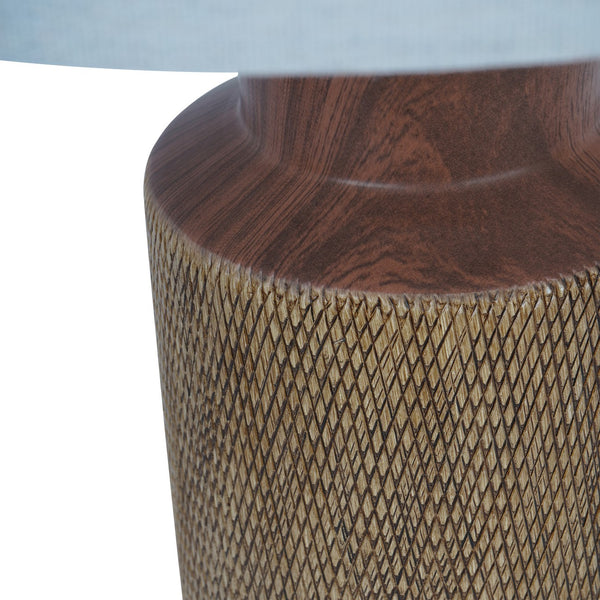 Hastings Textured Ceramic Table Lamp with Shade by Libra, image 5