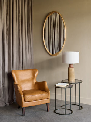 Hastings Textured Ceramic Table Lamp with Shade by Libra, image 7