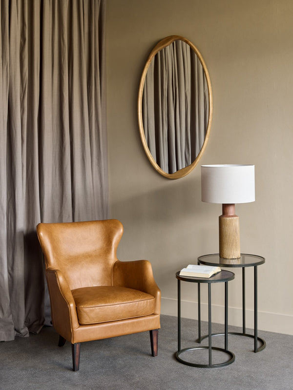 Hastings Textured Ceramic Table Lamp with Shade by Libra, image 7