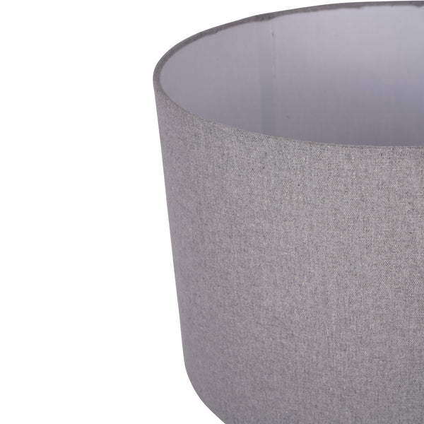 Bruno Charcoal Ceramic Table Lamp with Shade by Libra, image 4