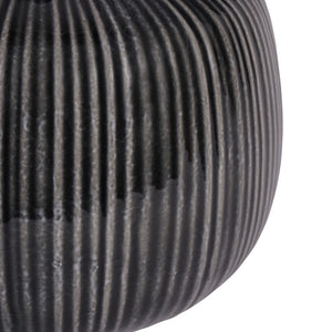 Bruno Charcoal Ceramic Table Lamp with Shade by Libra, image 5