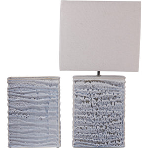 Sereno Rectangle Vase in Blue Reactive Glaze by Libra, image 7