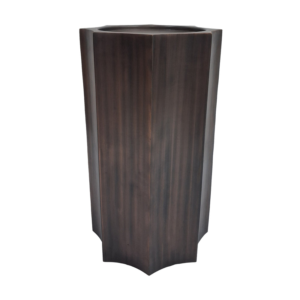 Brockley Plinth in Antique Bronze by Libra
