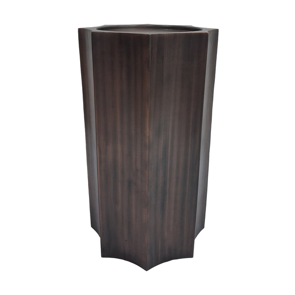 Brockley Plinth in Antique Bronze by Libra