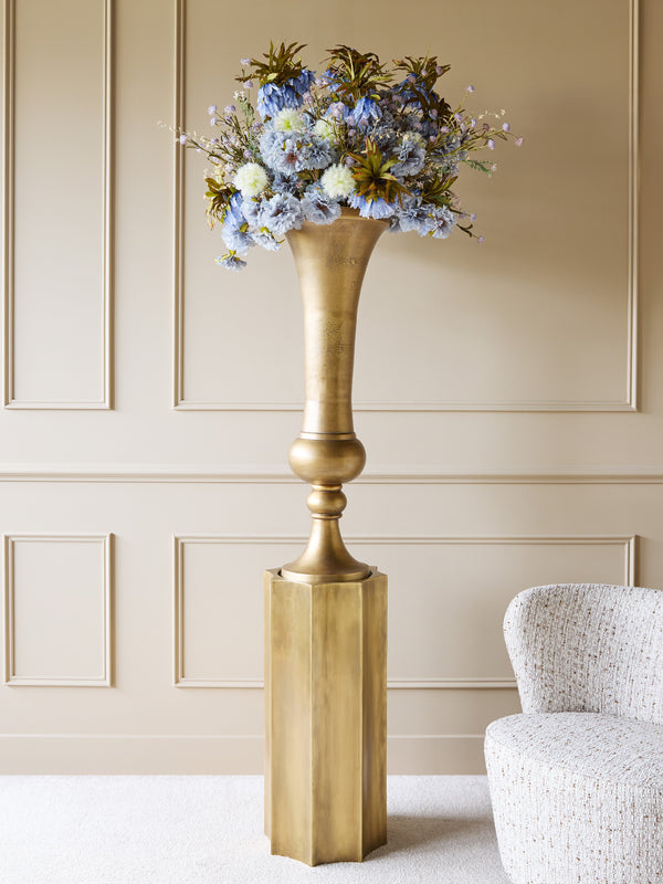 Brockley Antique Brass Planter 100cm by Libra, image 6