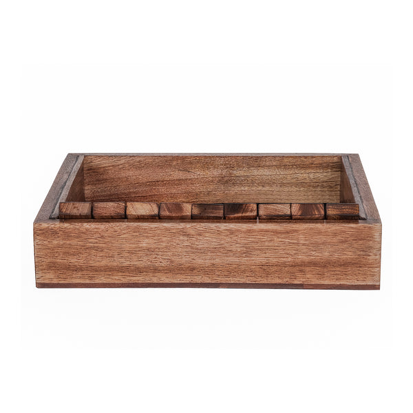 Pryce Mango Wood Shut the Box Game by Libra, image 3