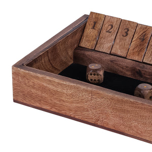 Pryce Mango Wood Shut the Box Game by Libra, image 4