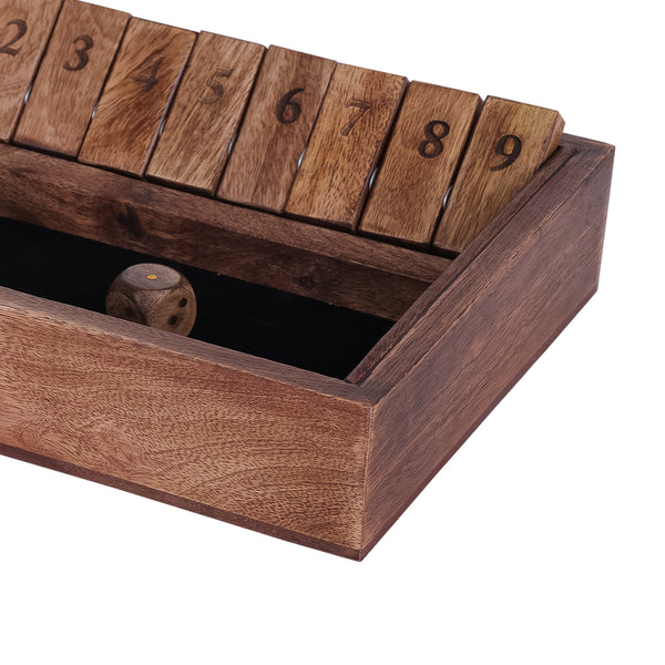 Pryce Mango Wood Shut the Box Game by Libra, image 5